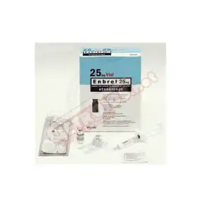 Enbrel Flakon 25 mg 4 Vials Pfizer Enbrel Flakon 25 mg 4 Vials Pfizer