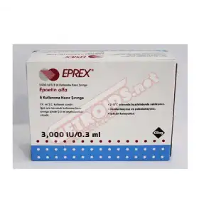 Eprex 3000 IU Janssen Cilag prefilled syringes Eprex 3000 IU Janssen Cilag pack of 6 prefilled syringes