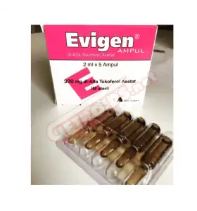Evigen Vitamin E 300mg 5 Amps x 2ml Evigen Vitamin E 300mg 5 Amps x 2ml
