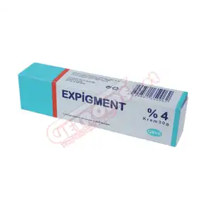 Expigment Cream 30g 4% Orva Pharma Expigment Cream 30g 4% tube by Orva Pharma product packaging