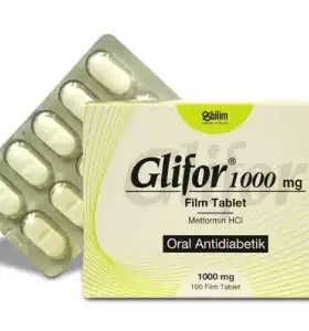 Glifor 1000 mg 100 Tablets Bilim