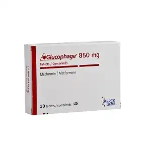 Glucophage 850 mg 100 Tablets Merck Glucophage 850 mg 100 Tablets Merck