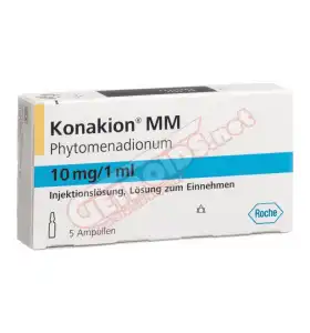 Konakion MM (Vitamin K1) 10 mg 5 amps /1 ml Roche Konakion MM (Vitamin K1) 10 mg 5 amps /1 ml Roche