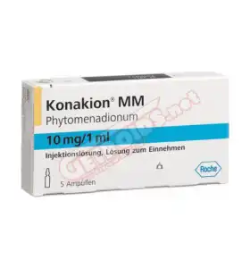 Konakion MM (Vitamin K1) 10 mg 5 Ampoules 1 ml Roche