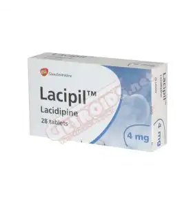 Lacipil 4 mg 28 Tablets GlaxoSmithKline Lacipil 4 mg 28 tablets by GlaxoSmithKline product pack