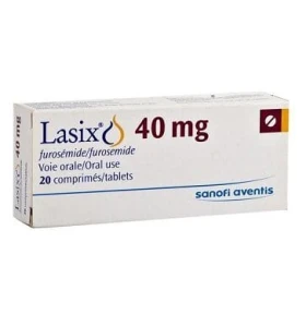 Lasix Tablet 40 mg 12 Tablets Sanofi Aventis Lasix Tablet 40 mg 12 tablets by Sanofi Aventis product packaging
