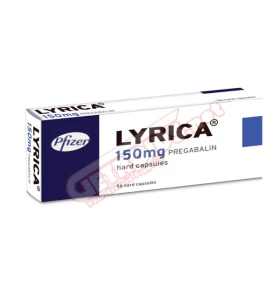 Lyrica 150mg 56 Tablets Pfizer Lyrica 150mg 56 tablets by Pfizer product packaging