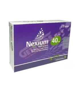 Nexium 40mg 28 tablets by Astra Zeneca product packaging