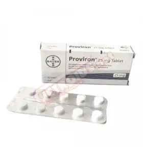 Proviron 25 mg 20 Tablets Bayer Proviron 25 mg 20 tablets by Bayer product pack