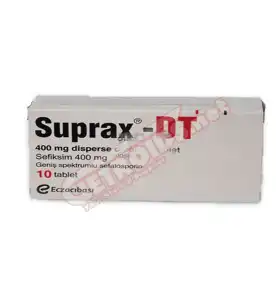 Suprax 400 mg 10 Tablets Eczacıbaşı Suprax 400 mg 10 Tablets Eczacıbaşı
