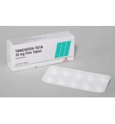 Tamoxifen 10 mg 50 Tablets Teva by TEVA Tamoxifen 10 mg 50 Tablets Teva product pack by TEVA