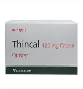 Thincal Orlistat 84 caps 120 mg Kocak Farma Thincal Orlistat 84 caps 120 mg Kocak Farma