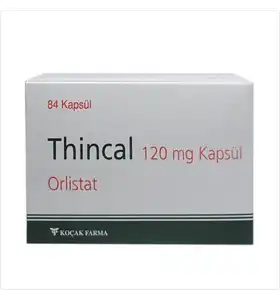 Thincal Orlistat 84 Capsules 120 mg Kocak Farma Thincal Orlistat 84 Capsules 120 mg Kocak Farma
