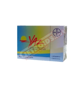 Yazz 3mg+0.02mg 28 Tablets Schering Yazz 3mg+0.02mg 28 tablets by Schering product packaging