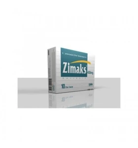 Zimaks 400 mg 10 Tablets Bilim Pharmacy Zimaks 400 mg 10 tablets by Bilim Pharmacy product packaging