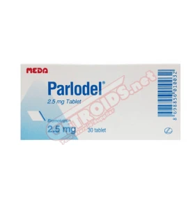 Parlodel 2.5 mg 30 tablets by MEDA TR product packaging