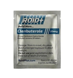 Clenbuterole 20 mcg 50 tablets Roid Plus Clenbuterole 20 mcg 50 tablets by Roid Plus product packaging