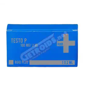 Roid Plus Testo Propionate 200mg 2ml product vial packaging