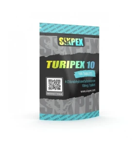 Turipex 10 mg 100 Tablets Sixpex USA