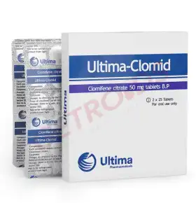 Ultima Clomid 50 mg 50 Tablets Ultima Pharma USA Ultima Clomid 50 mg 50 Tablets Ultima Pharma USA