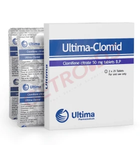 Ultima Clomid 50 mg 50 Tablets Ultima Pharma USA
