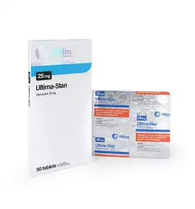 Ultima-Stan 25 Mg 50 Tablets Ultima Pharma INT Ultima-Stan 25 Mg 50 Tablets Ultima Pharma INT