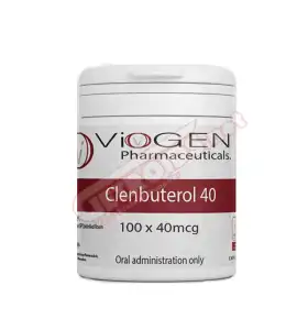 Clenbuterol 40 mcg 100 Tablets Viogen Pharma Clenbuterol 40 mcg 100 Tablets Viogen Pharma
