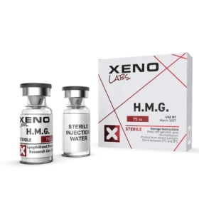 HMG 75 IU Xeno Labs US HMG 75 IU Xeno Labs US product packaging