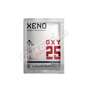Oxy 25 mg 60 Tablets by XENO Labs product packaging