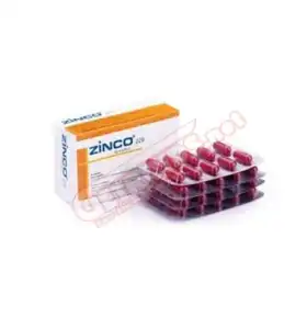 Zinco-220 220 mg 44 Capsules BERKO Zinco-220 220 mg 44 capsules by BERKO product packaging