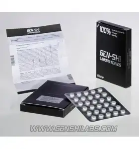 Clomy 50 mg 30 tablets by Gen-Shi Labs product packaging