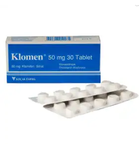 Klomen 50 mg 10 Tablets Kocak Farma Klomen 50 mg 10 Tablets Kocak Farma