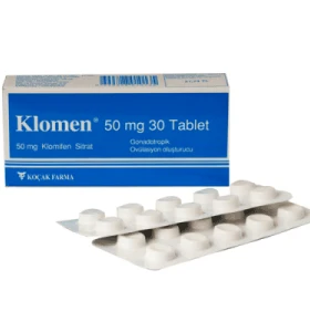 Klomen 50 mg 10 Tablets Kocak Farma