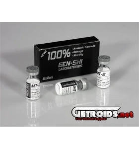 Melanotan 2 MT2 10mg Vial Gen-Shi Labs Melanotan 2 MT2 10mg vial by Gen-Shi Labs product packaging