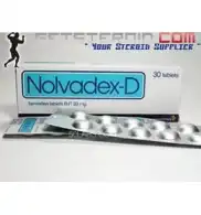 Nolvadex 20mg 30 tablets by Astra Zeneca product packaging