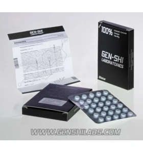 Oxandrol Anavar 10 mg 30 Tablets Gen-Shi Labs Oxandrol Anavar 10 mg 30 tablets by Gen-Shi Labs product packaging