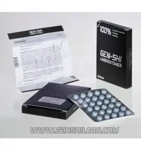 Oxandrol Anavar 10 mg 30 Tablets Gen-Shi Labs Oxandrol Anavar 10 mg 30 tablets by Gen-Shi Labs product packaging