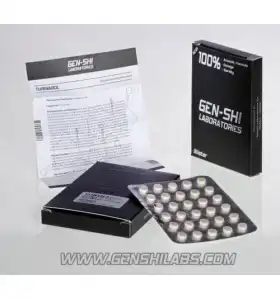 Turinabol 10 mg 30 tablets by Gen-Shi Labs product packaging